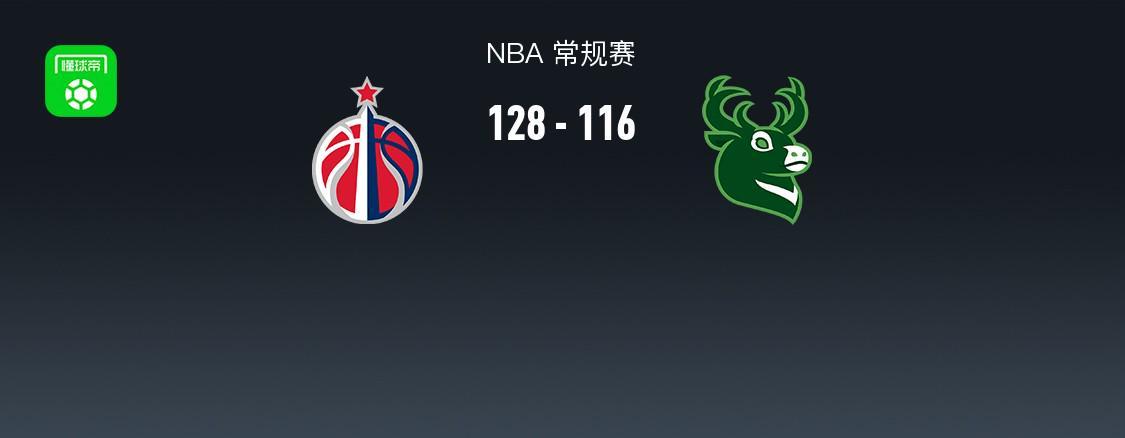 NBA战报：奇才128-116雄鹿，安东尼-戴维斯34+11+4